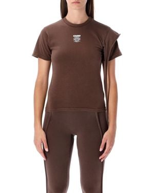 OTTOLINGER Fitted Organic Cotton T-Shirt Dark - Brown