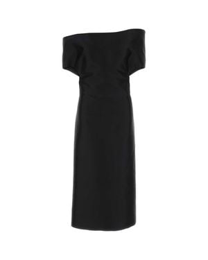 Jil Sander Taffeta Mini Dress - Black