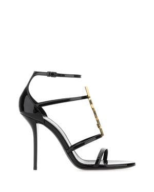 Saint Laurent Cassandra Sandals - Black