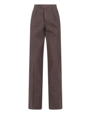 Briglia 1949 Stretch Cotton Pants - Brown