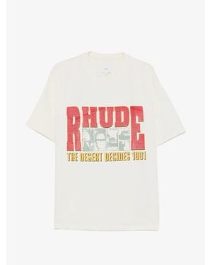Rhude The Desert Decides Graphic Tee - White