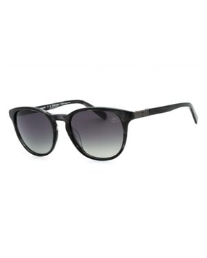 Timberland Round Acetate Sunglasses - Black