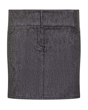 Courreges Classic Mini Skirt - Gray