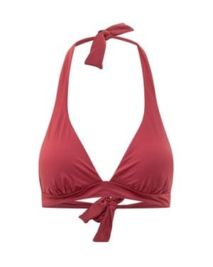 Sundek Mini Bikini Top For Beach Days - Red