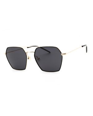 BOSS Sleek Rectangular Sunglasses - Black