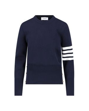 Thom Browne 4-Bar Sweater - Blue