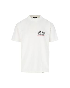 Represent Lightweight 100% Cotton Crewneck T-Shirt - White