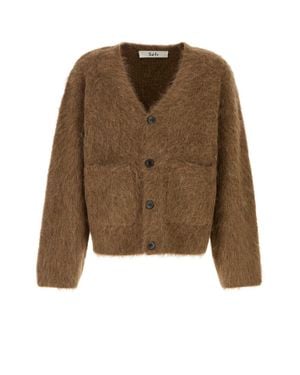 Séfr Stretch Alpaca Blend Lee Cardigan - Brown