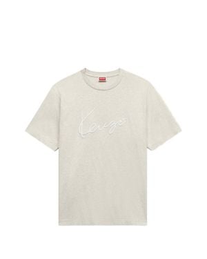 KENZO Signature Classic T-Shirt For - White