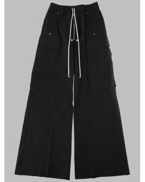 Rick Owens Draped High-Rise Pants - Black