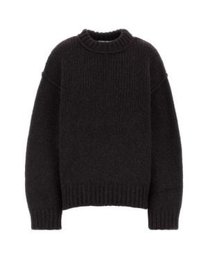 Our Legacy Dark Wool Blend Mini Sweater - Black