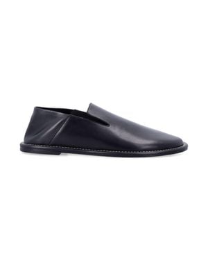 Ami Paris Leather Loafers - Blue