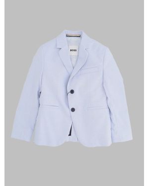 BOSS Boys' Stretch Blazer-Style Jacket - Blue