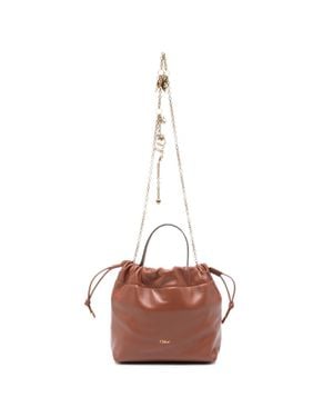 Chloé Icons Leather Clutch - Pink