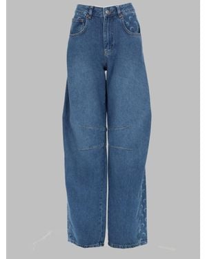 Marine Serre Jeans Organic Cotton - Blue