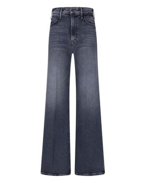 Mother High-Rise Wide-Leg Jeans - Blue