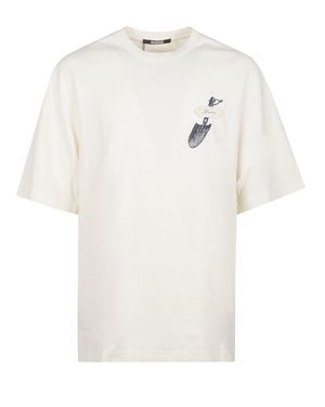 Jacquemus Embroidered Skin T-Shirt - White