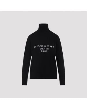 Givenchy Wool High Neck Sweater - Black