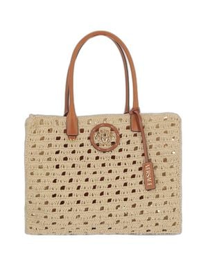 Versace The Mini Medusa Tote Handbag - Natural