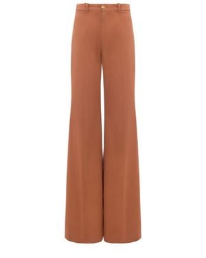 Chloé Flared Pants - Brown