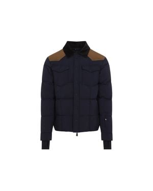 Moncler Grenoble Geltech Cotton Shirt Jacket - Blue
