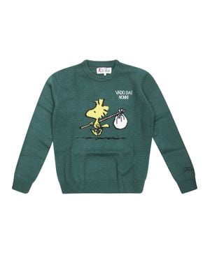 MC2 Saint Barth Douglas Woodstock Vado Crewneck Sweater - Green