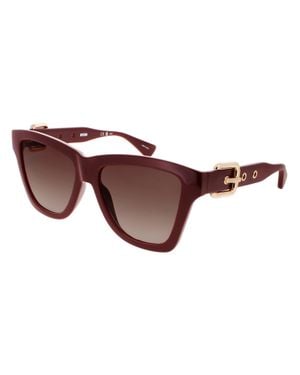 Moschino Stylish Mini Sunglasses - Brown