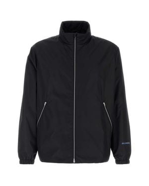 Jil Sander Mock Collar Jacket - Black