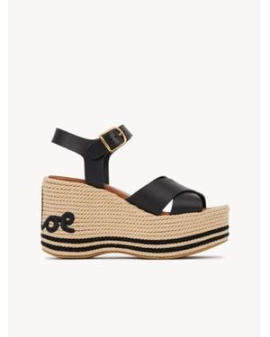 Chloé Stylish Sandals With 10.5 Cm Heel Height - Metallic