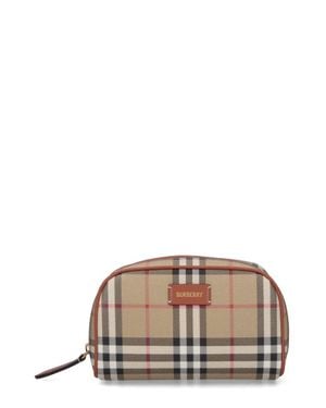 Burberry Ls Sm Cosmetic Pouch Dfc - Brown