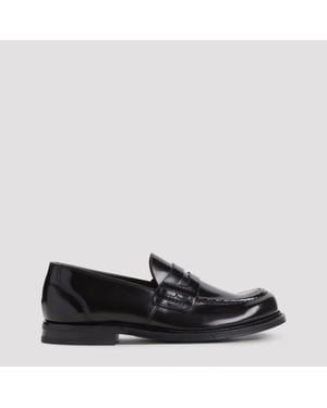 Church's Elegant Leather Loafer - Black
