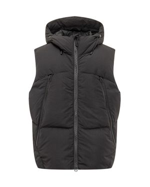 JG1 Padded Gilet With Hood - Black