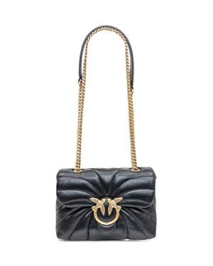 Pinko Mini Love Puff Shoulder Bag - White