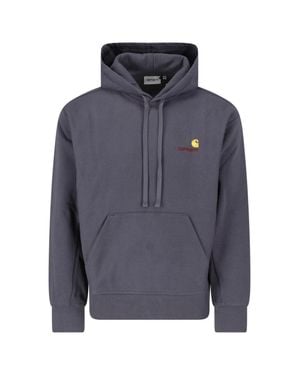 Carhartt Graphic Logo Pullover Hoodie - Blue