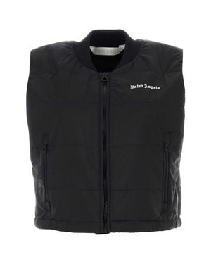 Palm Angels Nylon Vest - Black