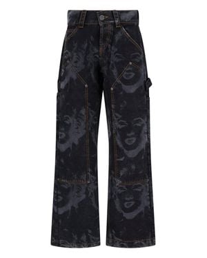 VAQUERA Inspired Cotton Jeans For - Blue