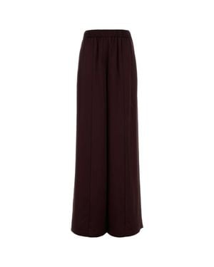 Tory Burch Pantalone Pigiama Bordeaux - Purple