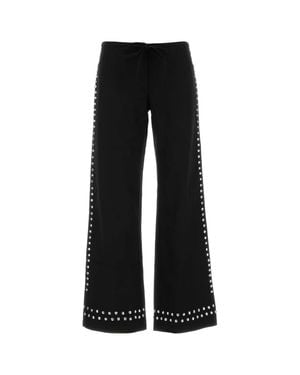 GIMAGUAS Studded Cotton Delya Pants - Black