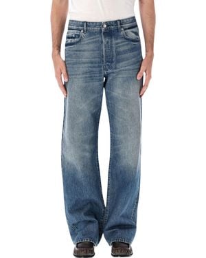 Dries Van Noten Wide-Leg Denim Jeans - Blue