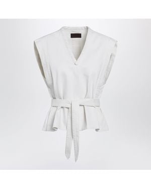 Lemaire Chasuble Shirt - White