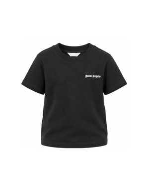 Palm Angels Boys 100% Cotton T-Shirt - Black