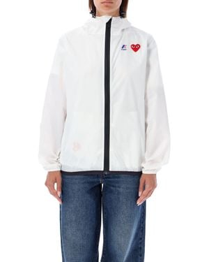COMME DES GARÇONS PLAY Coats & Jackets - White