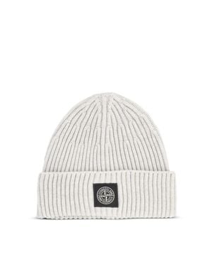 Stone Island Rws Beanie - White