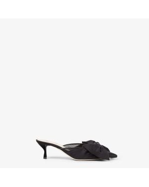 Fendi Kitten Rete+Raso C/Fiocco - Black