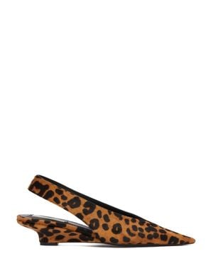 TOTEME Wedge Slingback Pumps - Brown