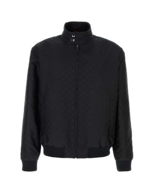 Gucci Mock Collar Jacket - Black