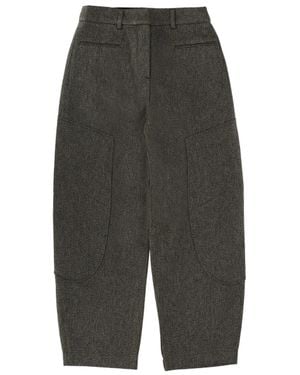 Ganni Pants "Mouline" - Gray