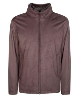 Herno Classic Windbreaker Jacket - Brown