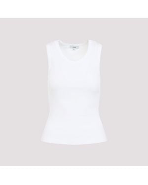 Agolde Poppy Organic Cotton Tank Top - White