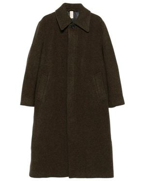 sunflower Wool Jacket With Horn-Button Front Placket - Multicolor